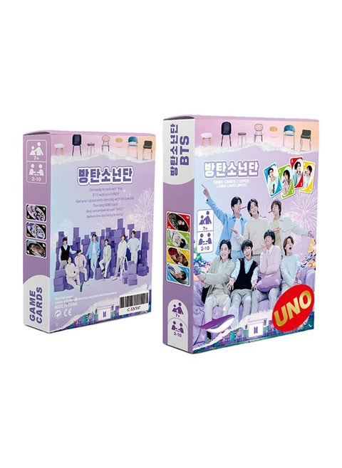 BTS Theme UNO Game Card UNO Desktop Game Card