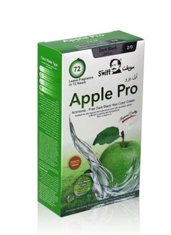 Swift Apple hair color cream dark black ammonia free 200ml  - Image 1