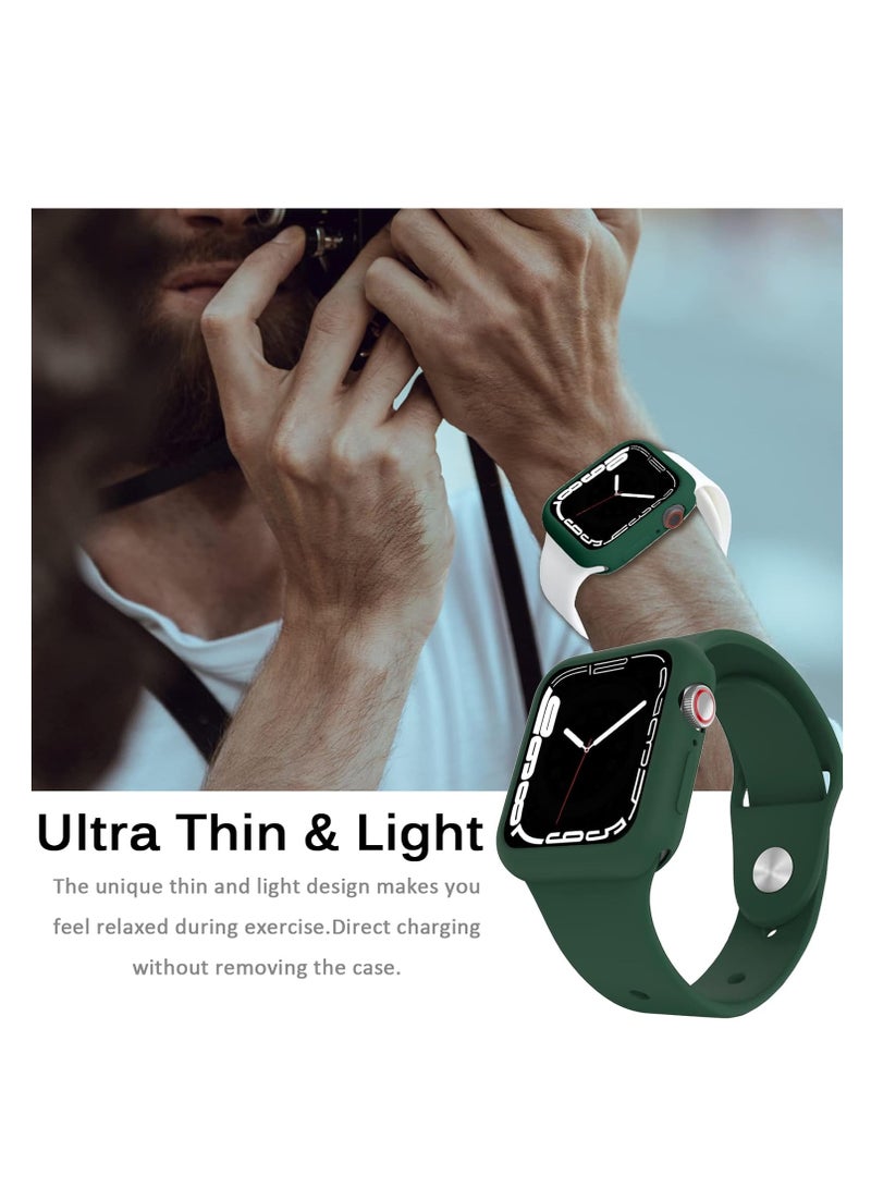 Replacement Silicone TPU Case Cover Compatible with Apple Watch Ultra 49mm Shockproof Anti-Scratch Full Body ProtectionReplacement Silicone TPU Case Cover Compatible with Apple Watch Ultra 49mm Shockproof Anti-Scratch Full Body Protection - Image 3