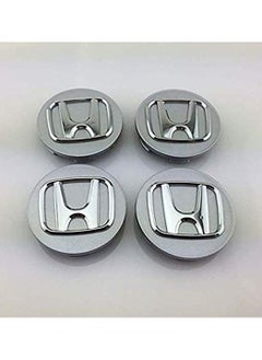 4pcs 69mm Silver Wheel Center Hub Caps Wheel Fitting for Honda Civic Accord CRV Pilot