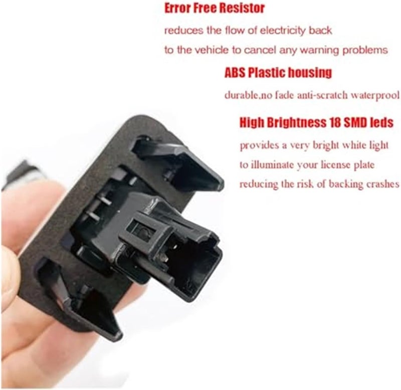 Vuzmode LED License Plate Lights for Toyota Camry - Image 3