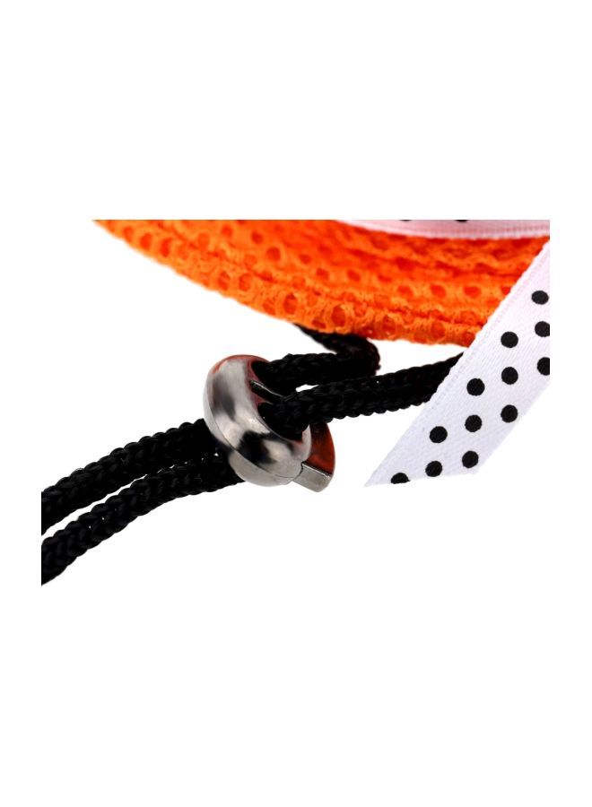 NIBEMINENT Pet Sun Hat Orange/White/Black M - Image 5