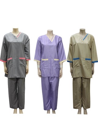 رمادي بيج بنفسجي