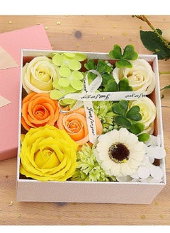 Y&D Carnation Gift Box Artificial Flowers Fake Carnation Decoration For Mother's Day Anniversary Birthday Girl Party Home Decorations  - Image 1