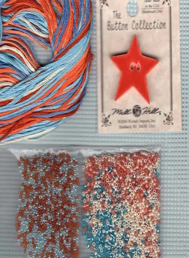 Mill Hill Starfish Beaded Counted Cross Stitch Kit 2016 Buttons & Beads Spring MH141615 - Image 4