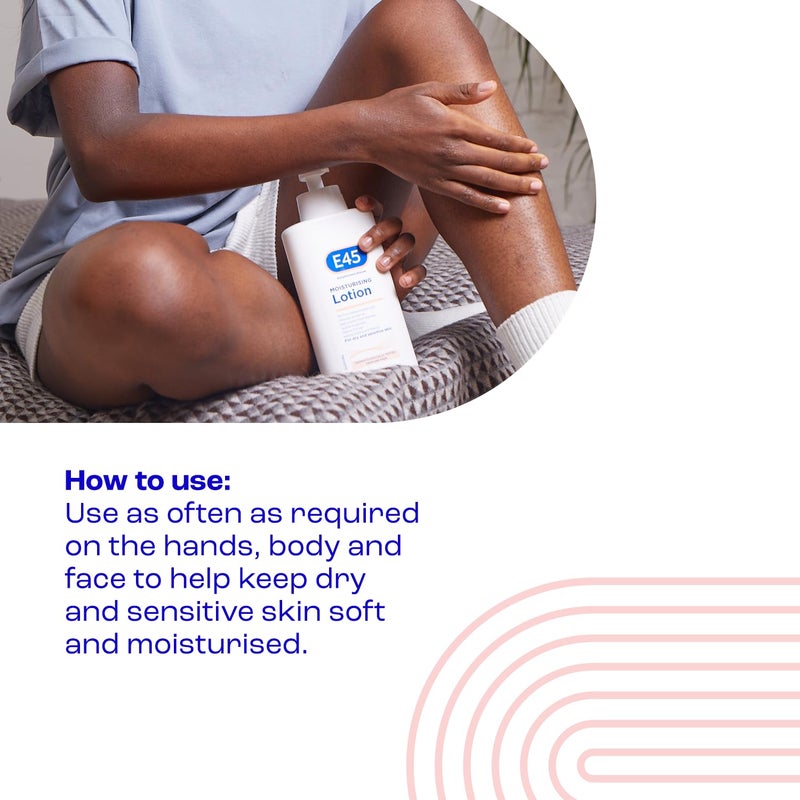 E45 Dermatological Moisturising Lotion, 500 ml - Image 4