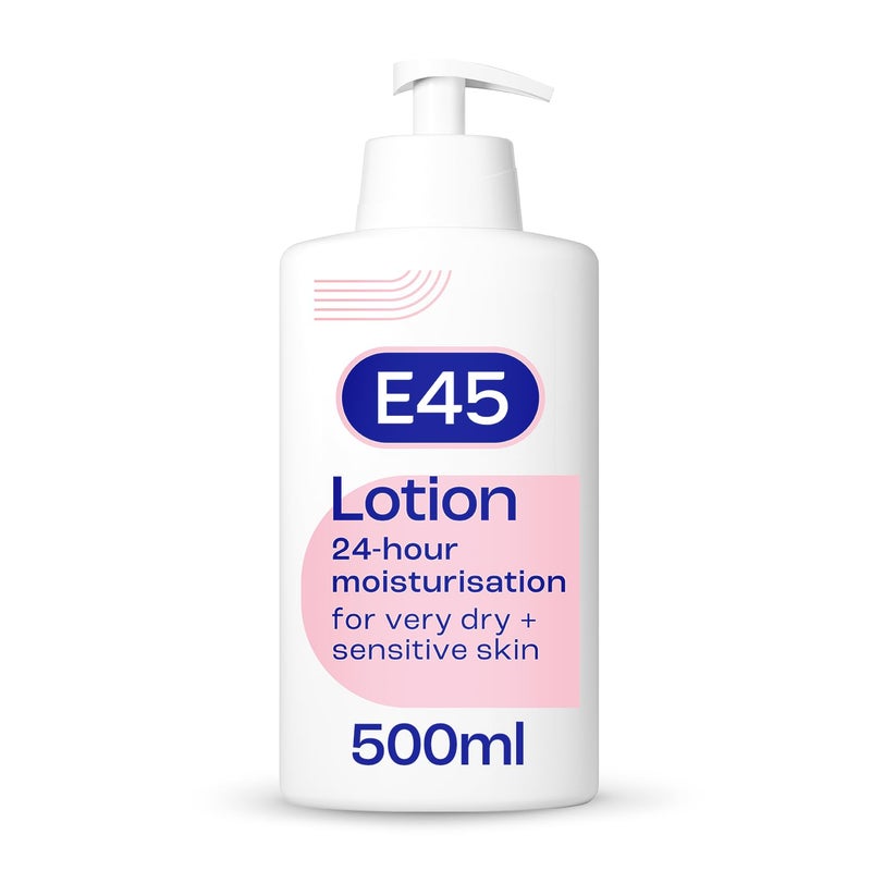 E45 Dermatological Moisturising Lotion, 500 ml - Image 1