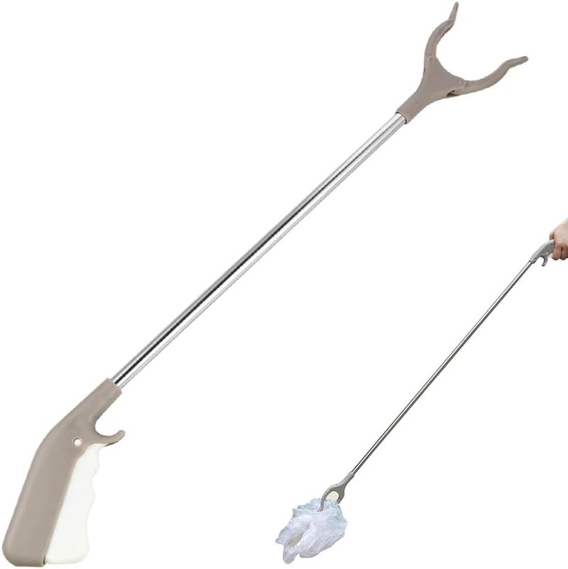 HASTHIP ® 33'' Waste Grabber Reacher Tool with Easy to Squeeze and Grip Handle for Litter Pick Trash Pick Up, Grabber Claw Pick Up Reacher Tool Assistaive Device for Elderly - Image 1