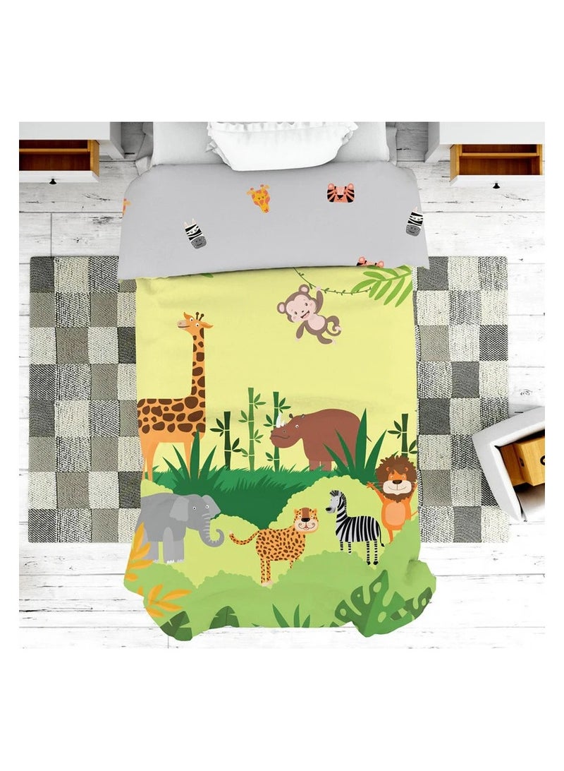 بولكاتوتس بطانية لحاف قابلة للعكس للأطفال من Polka Tots - غابة  - Image 3