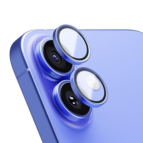 CASEGEAR Clear Pro Camera Lens Protector Compatible With iPhone 16/16 Plus | HD Clarity | Scratch Resistant | Complete Coverage | Easy Installation | Marine - Image 1