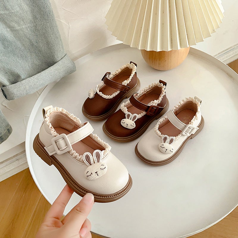أحذية الجلد الصغيرة للبنات ، أحذية الأميرة للأطفال ، 2025 ربيع البنات 'Baby Loafers ، الوحدة الناعمة ، التنفس ، غير الانزلاق - Image 2