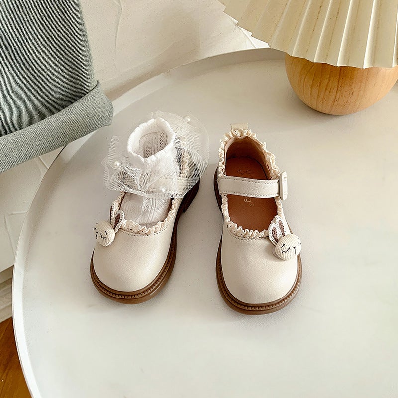 أحذية الجلد الصغيرة للبنات ، أحذية الأميرة للأطفال ، 2025 ربيع البنات 'Baby Loafers ، الوحدة الناعمة ، التنفس ، غير الانزلاق - Image 3