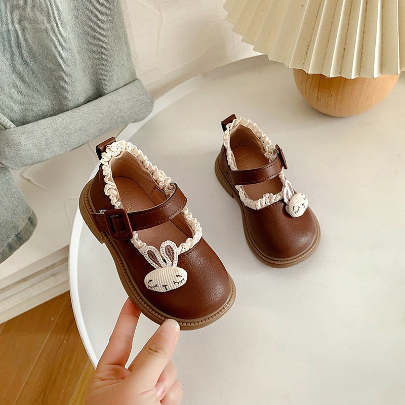 أحذية الجلد الصغيرة للبنات ، أحذية الأميرة للأطفال ، 2025 ربيع البنات 'Baby Loafers ، الوحدة الناعمة ، التنفس ، غير الانزلاق - Image 5