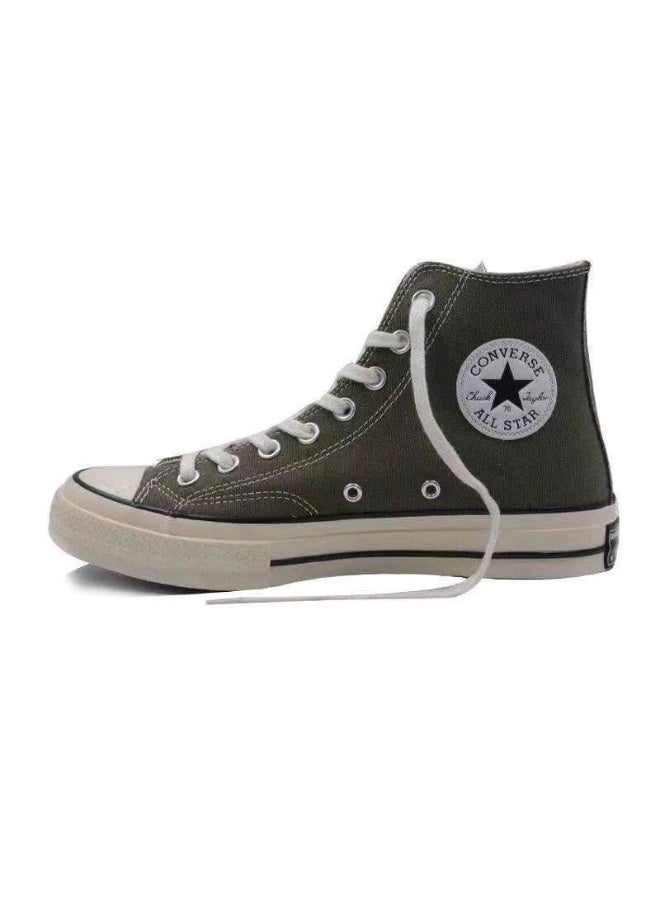 Converse Chuck Taylor All-Star 70s High Top Sneakers - Dark Olive Green Retro Canvas Casual Shoes 36SIZE