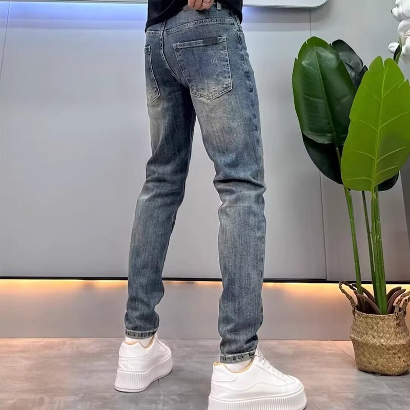 Unisex Classic Denim Jeans Loose Fit Daily Outdoor Wear - Image 3