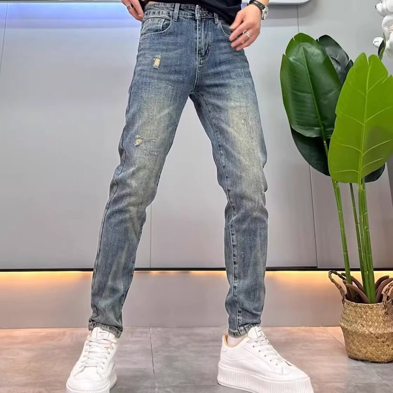 Unisex Classic Denim Jeans Loose Fit Daily Outdoor Wear - Image 4