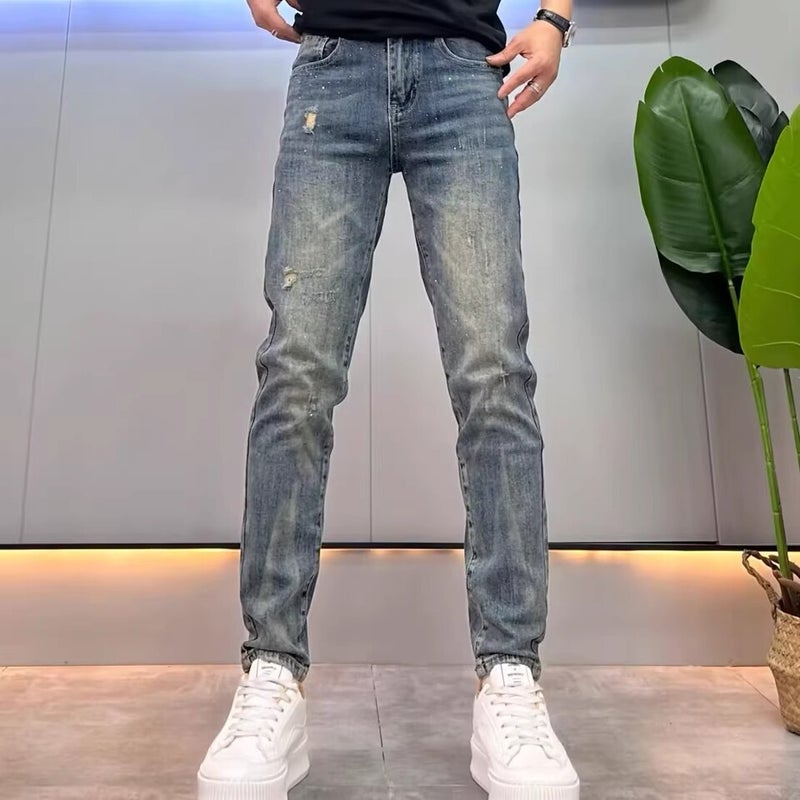 Unisex Classic Denim Jeans Loose Fit Daily Outdoor Wear - Image 5