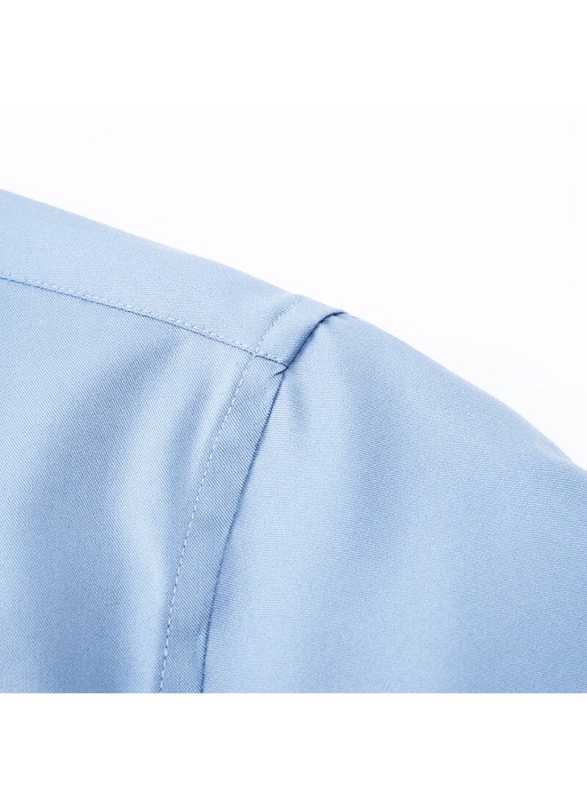 Tucano Men's Long Sleeve Shirt Business Casual Fashion All-match Solid Color Korean Style Top Men's White C 3XL - Image 3
