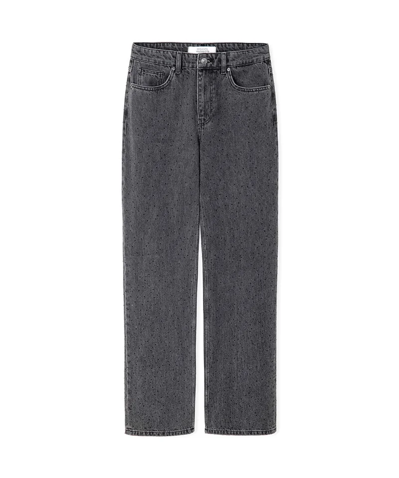 Ipekyol  Rhinestone Wide Leg Jeans for Women | Best Price UAE