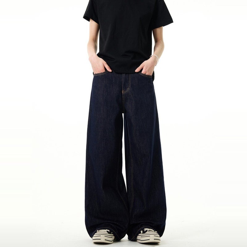 Unisex Casual Daily Denim Jeans - Image 5