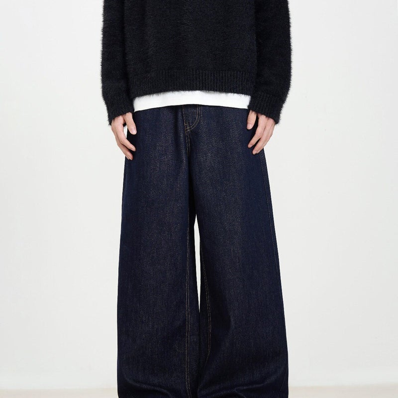 Unisex Casual Daily Denim Jeans - Image 3