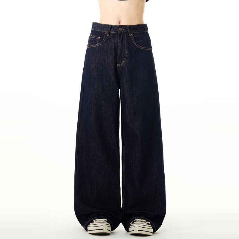 Unisex Casual Daily Denim Jeans - Image 2
