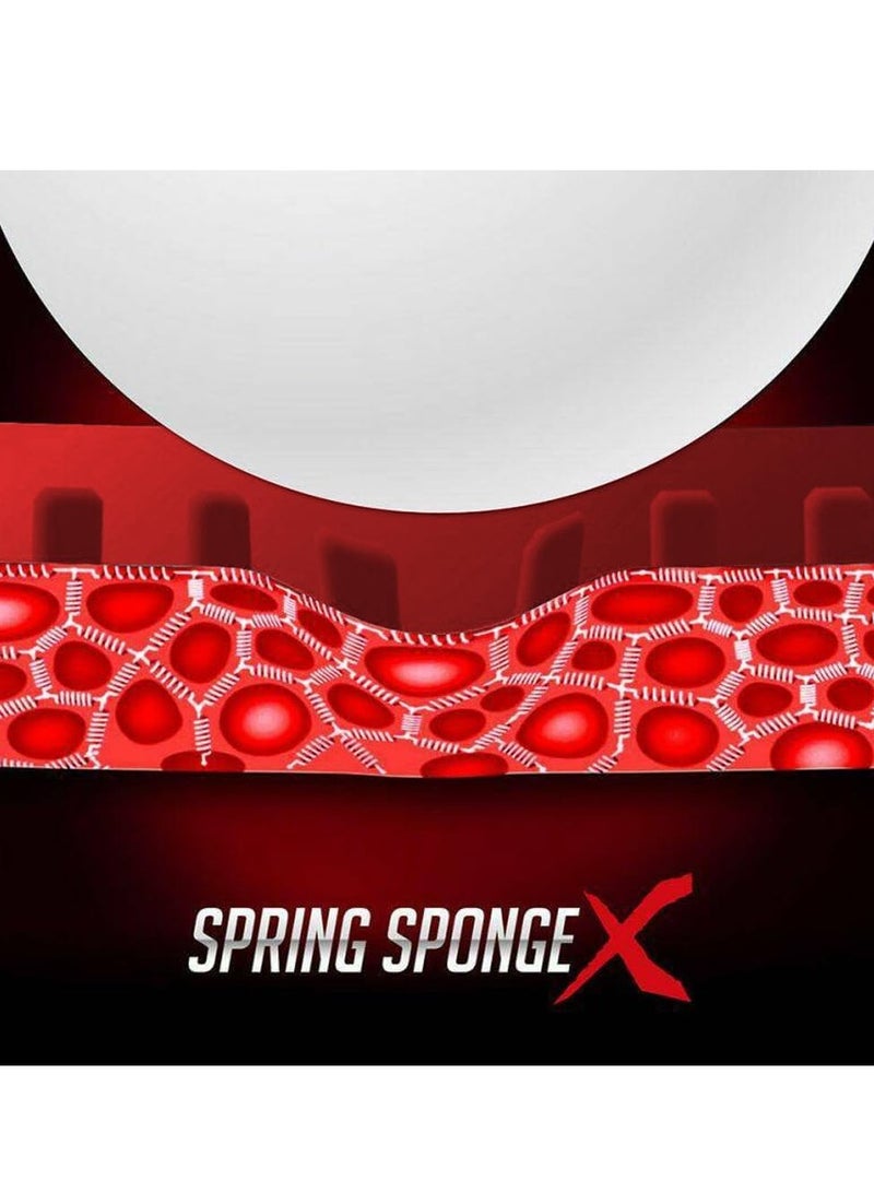 BUTTERFLY Butterfly Dignics 05 Table Tennis Rubber Inverted Professional Butterfly Table Tennis Rubber Red (1.9mm) 4906901199828  - Image 4