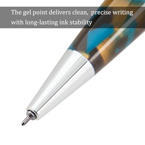 Conklin All American Gel Pen Southwest Turquoise | Luxury Gel Pen with Refillable Ink | Vibrant Design, Smooth Writing, Premium Quality - Image 5