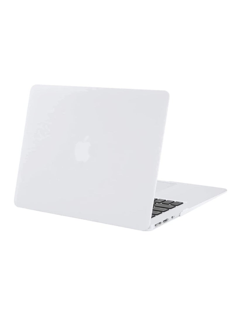 CATANES MacBook Air 13-inch Model A1932 (2018) Protective Case Hard Shell Laptop Cover Front and Back Sleeve Case White - Image 2