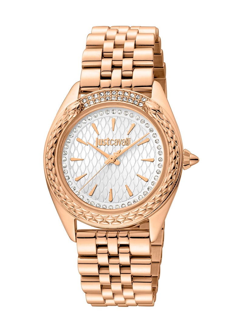 Just Cavalli - Women's Analog Round Shape Stainless Steel Wrist Watch JC1L195M0375 - 34 Mm - Image 1