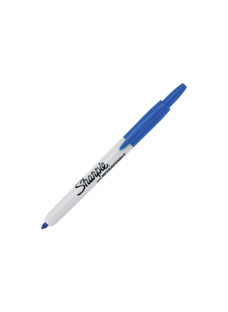 شاربي - قلم شاربي ، دائم ، قابل للسحب ، رفيع جدا ، أزرق (1735797) - Image 1