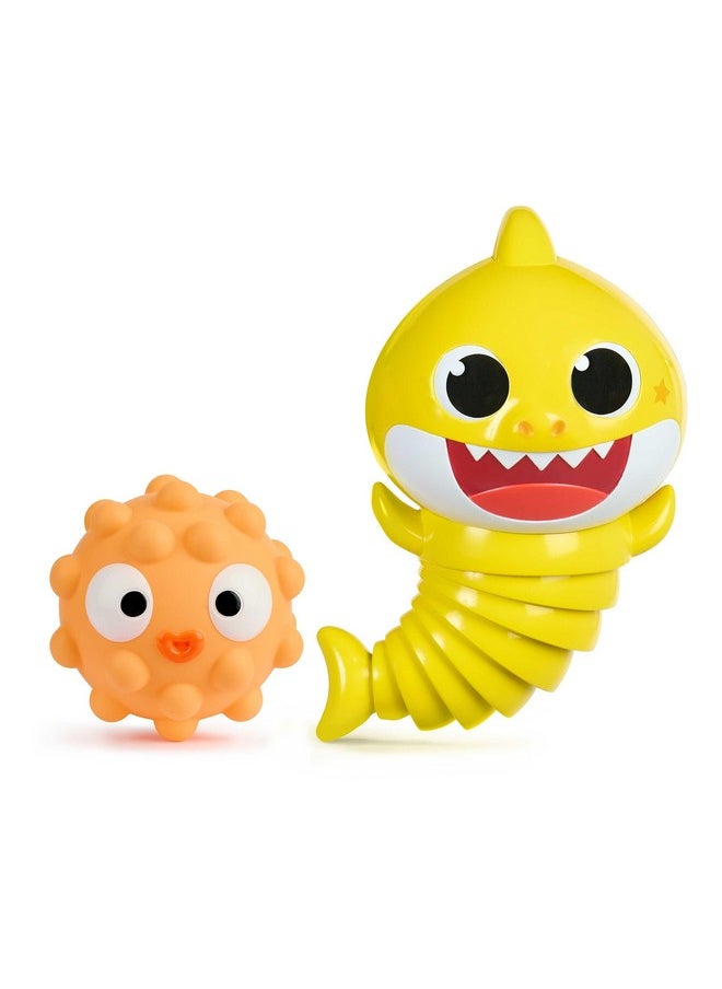 BABY SHARK - Sensory Fun Friends, 2 Pack, Fidget Toys, Develop Sensory Skills (4+ Months) - Image 1