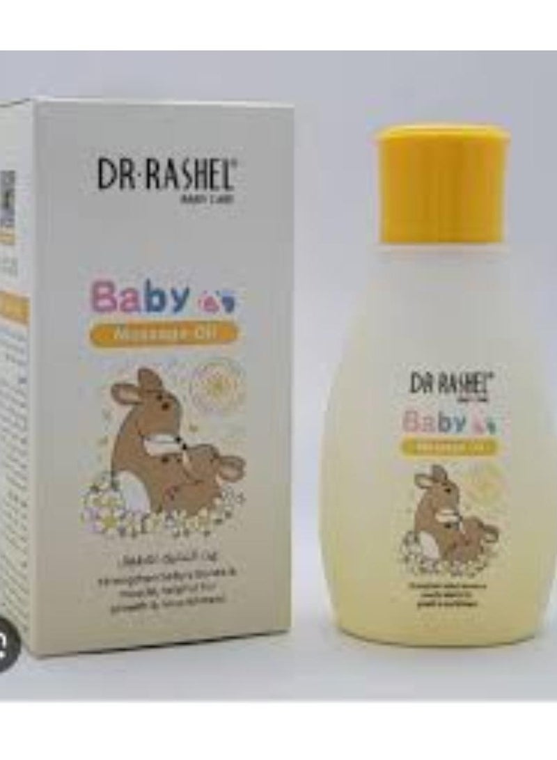 دكتور راشيل زيت تدليك بيبي عضوي مع مستخلص بتونيا 100 مل