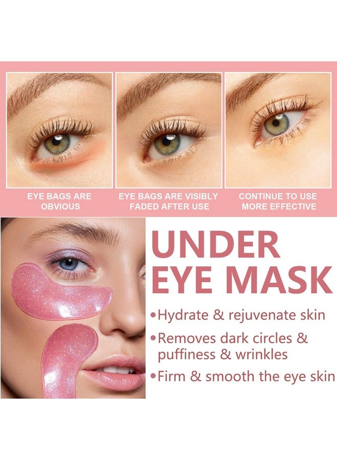 BliBling 30 Pairs Lip Mask & Eye Mask,Under Eye Patches for Reducing Fine Lines & Dark Circles,Collagen Crystal Lip Patches for Lip Spa Daily Labial Masks Hydrating Lip Treatment Christmas Gifts - Image 2
