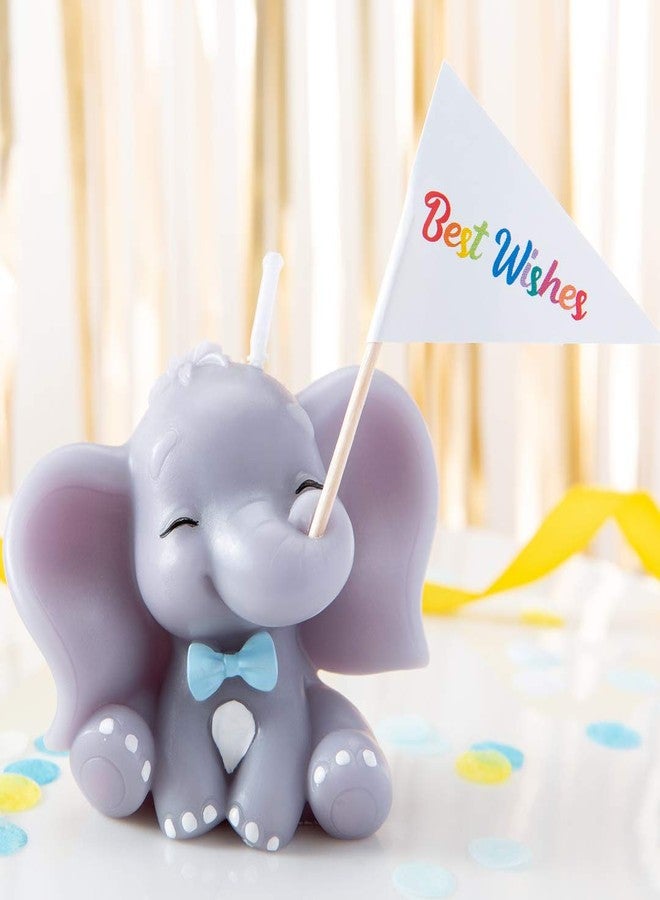iLikePar Cute Baby Elephant for Birthday Party Baby Shower and Wedding Favor (Baby Boy) - Image 2