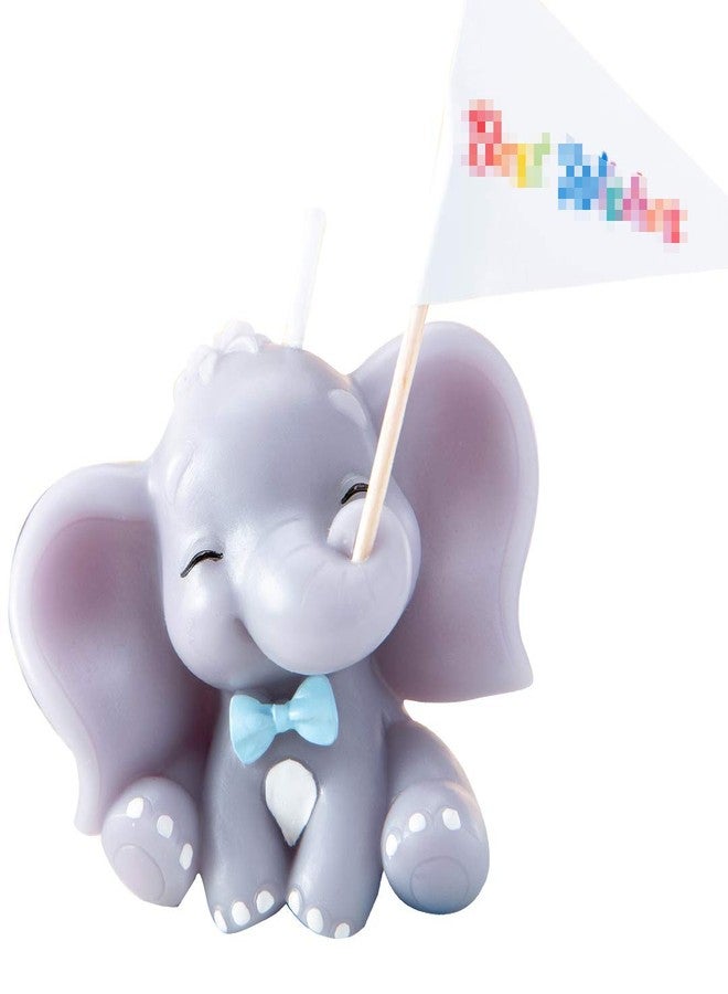 iLikePar Cute Baby Elephant for Birthday Party Baby Shower and Wedding Favor (Baby Boy) - Image 1