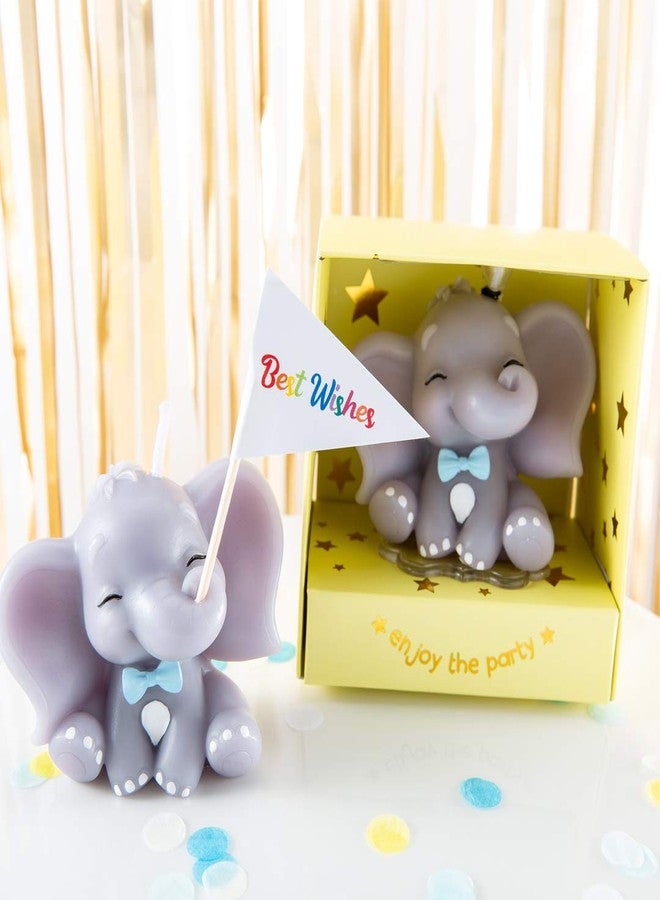 iLikePar Cute Baby Elephant for Birthday Party Baby Shower and Wedding Favor (Baby Boy) - Image 5
