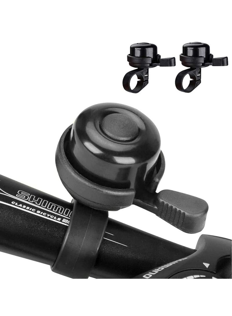 SYOSI Bike Bell 2 Pack Bicycle  Aluminum Loud Crisp Premium for Large Ringer Bells for Adults Kids Boys and Girl  - Image 1