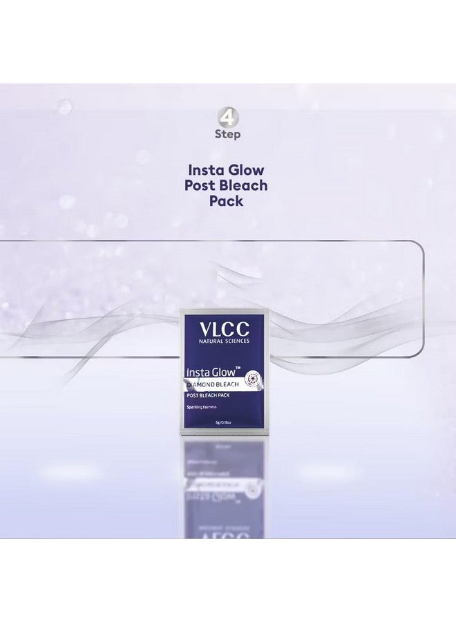 VLCC Insta Glow Diamond Bleach - 60G | With Diamond Powder For Sparkling Fairness | Skin Brightening Bleach | Minimizes Dark Spots, Reduces Facial Hair Visibility - Image 5