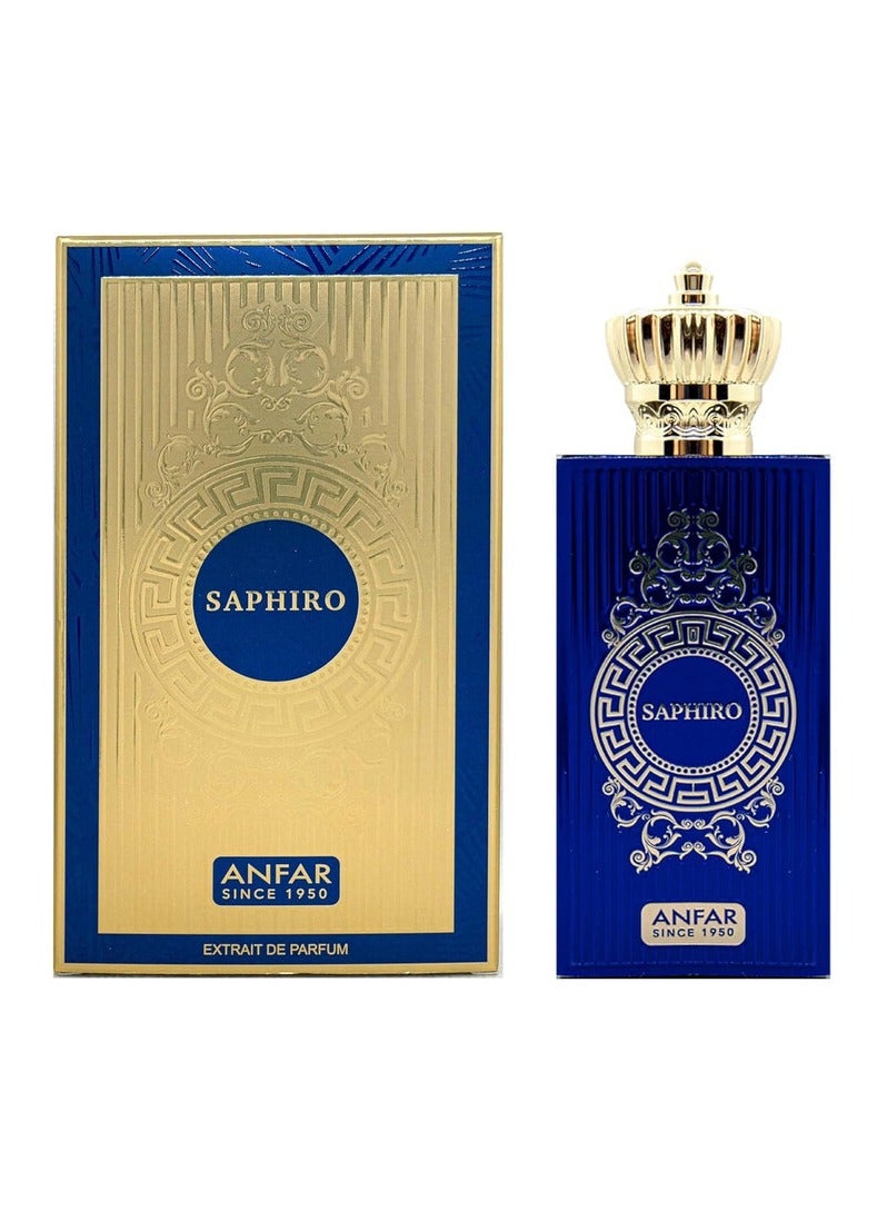 Anfar Saphiro Extrait de Parfum for Men – 60 ml | Luxurious Oriental Fragrance with Caramel and Amber Notes - Image 1