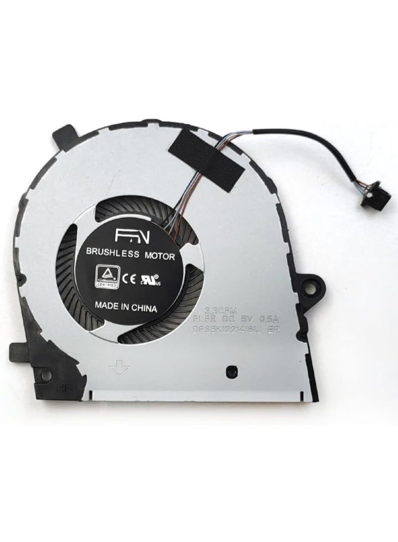 CPU Cooling Fan Replacement for Dell Vostro 5391 5390 Inspiron 7391 Latitude 3301 Series (NOT fit for Inspiron 13 7391 2-in-1) TCV60 0TCV60 - Image 1