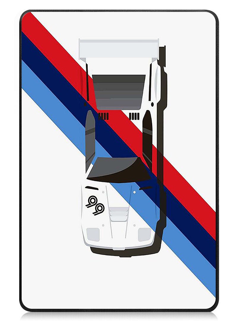 Theodor Protective Flip Case For OnePlus Pad 2 (2024) & OnePlus Pad Pro (2024) With Trifold Stand Auto Wake Sleep Shockproof Cover Car (31) - Image 1
