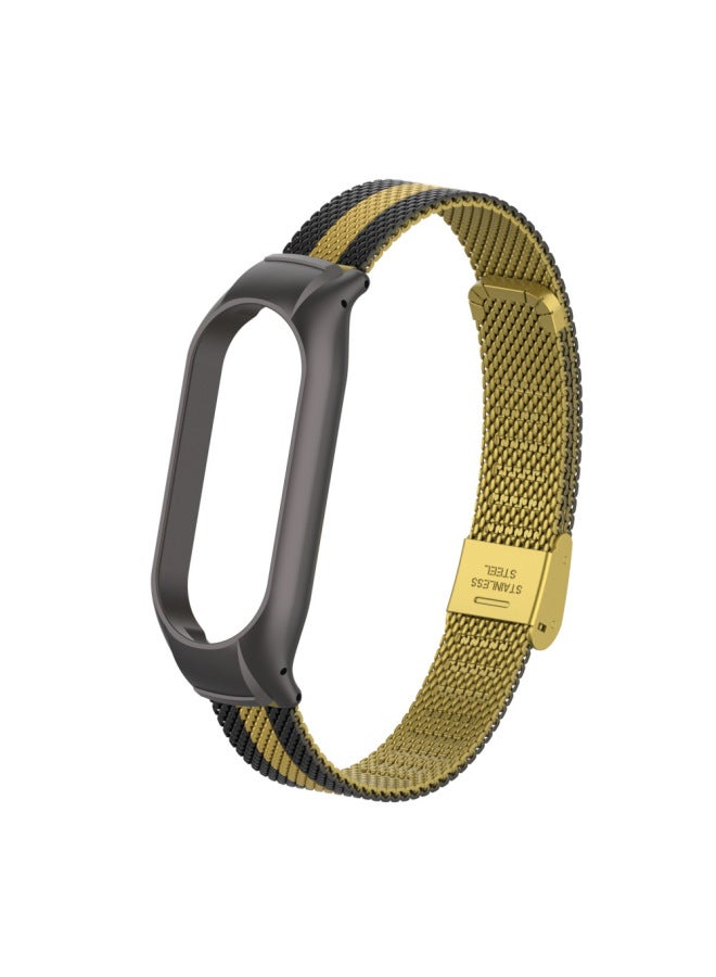 For Mi Band 7 Strap Miband7 Stainless Steel Milano Wristband Mi 7 Band Milano Snap Strap - Image 1