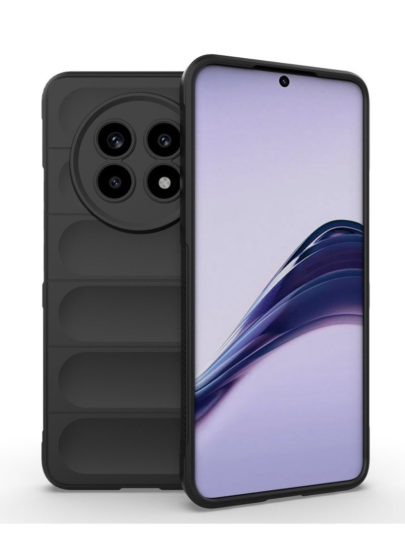 Realme 13 Pro Original Magic Shield Case – Black, shock-resistant with ultra protection and soft padded interior. - Image 1