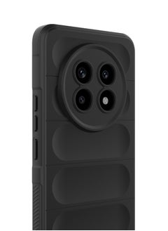 Generic Realme 13 Pro Original Magic Shield Case – Black, shock-resistant with ultra protection and soft padded interior.  - Image 3