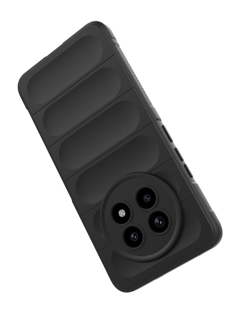 Realme 13 Pro Original Magic Shield Case – Black, shock-resistant with ultra protection and soft padded interior. - Image 4