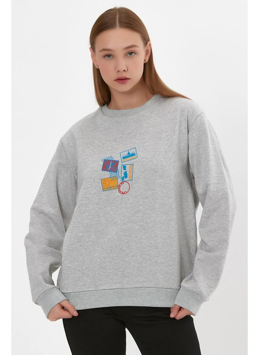 Alexander Gardi Printed Ribbed Sweatshirt (E22-75600)