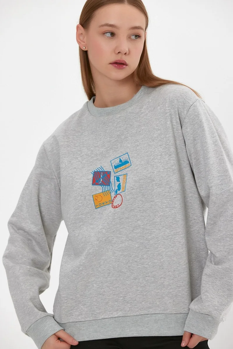 Alexander Gardi Printed Ribbed Sweatshirt (E22-75600)