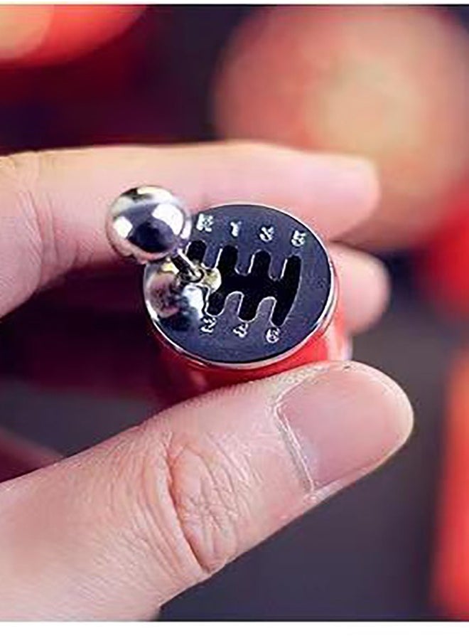 Generic Decompression Small Toy Keychain Car Shift Lever Keychain with Damping  - Image 1