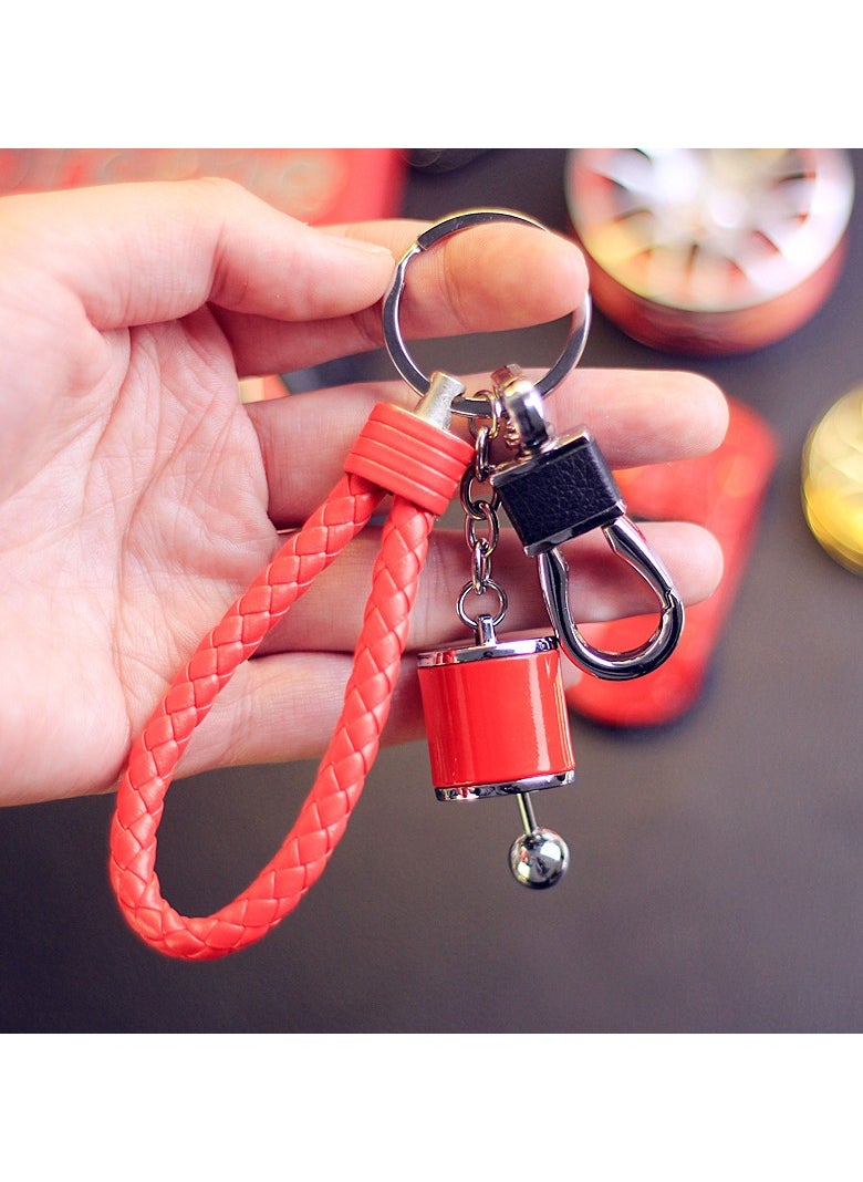 Generic Decompression Small Toy Keychain Car Shift Lever Keychain with Damping  - Image 2
